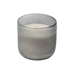 Santal Fig Duftkerze von ILLUME x Bloomingville – graues Glas, naturwachs