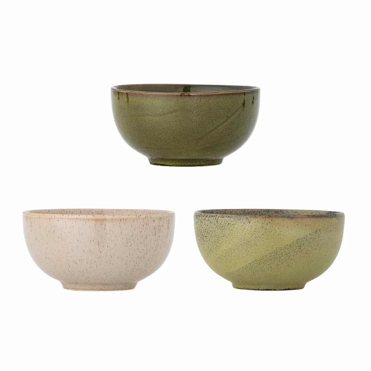 Addison Bowl Green 3er-Set – Bloomingville