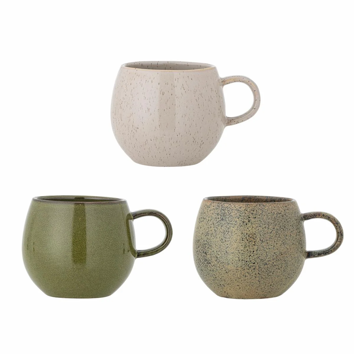 Addison Mug Green 3er-Set – Bloomingville